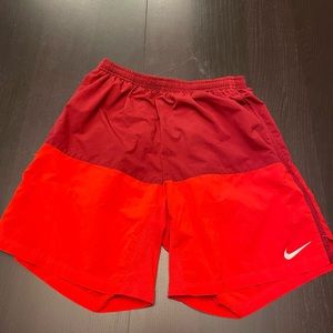 Nike shorts. Liner cut out. Size small.